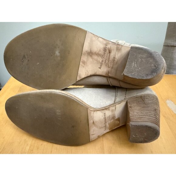 ACNE Studios Pistol Boots in Beige EU 40 $520 US 10 - Picture 9 of 12